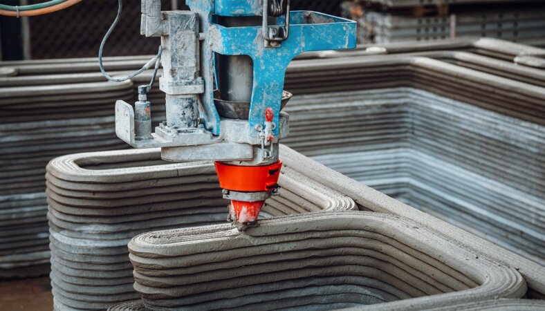 İnşaat teknolojileri 3D beton yazdırma robotik inşaat