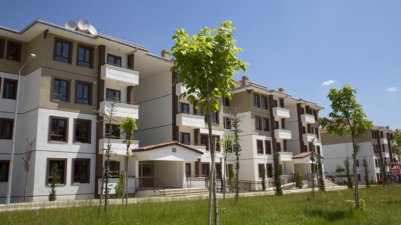 TOKİ sosyal konut projesi modern apartmanlar