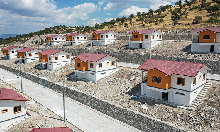 Balıkesir sosyal konut projesi tamamlanmış evler