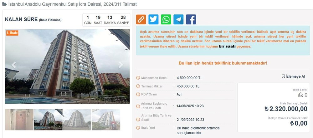 Online elektronik ihale sistemi